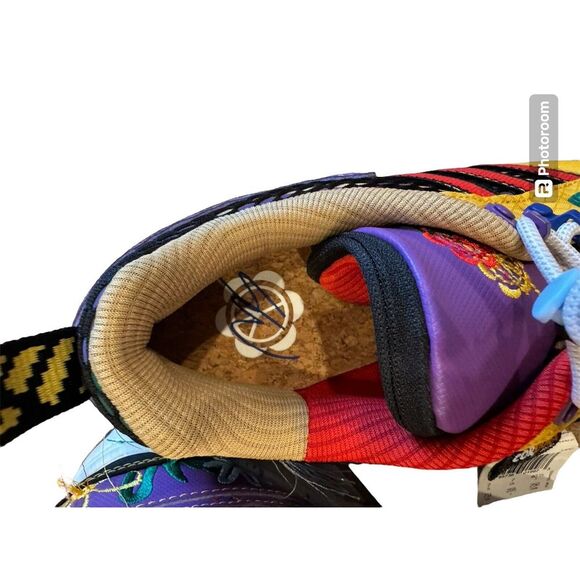 Adidas EQT Support 93 Womens 11 Sean Wotherspoon Black/Red/Violet/Yellow 2022 - Picture 10 of 13